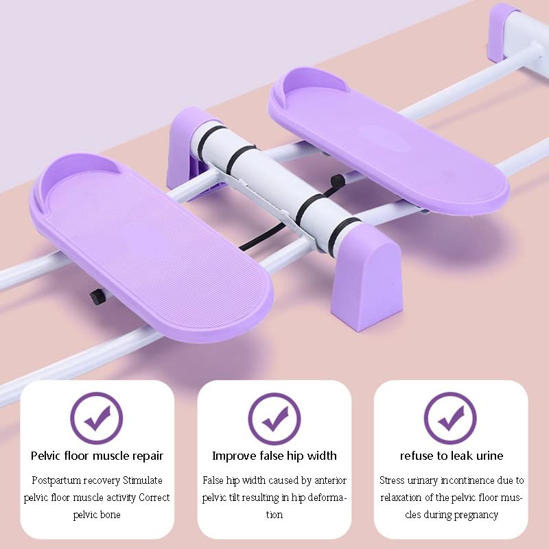 Multifunctional Ski Machine for Home Fitness - Leg & Pelvic Floor Muscle Trainer for Women & Men | Portable Exercise Equipment for Indoor Workouts, Toning & Strength Training | Perfect for Home Gym, Small Spaces & Rehabilitation