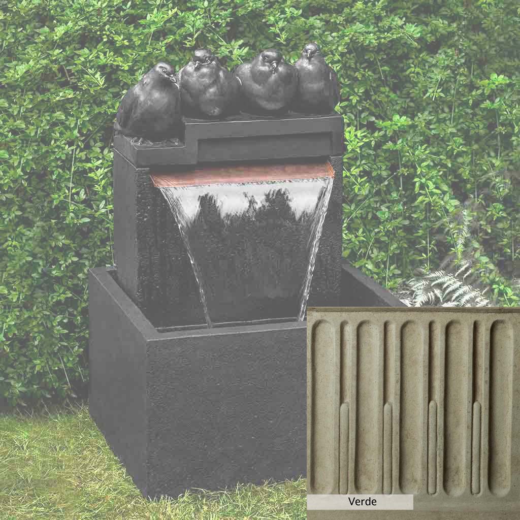 Campania International Quartet Fountain - Classic Outdoor Garden Water Feature for Patio, Yard, and Landscape Decor | Perfect for Backyard, Poolside, and Entryway Ambiance