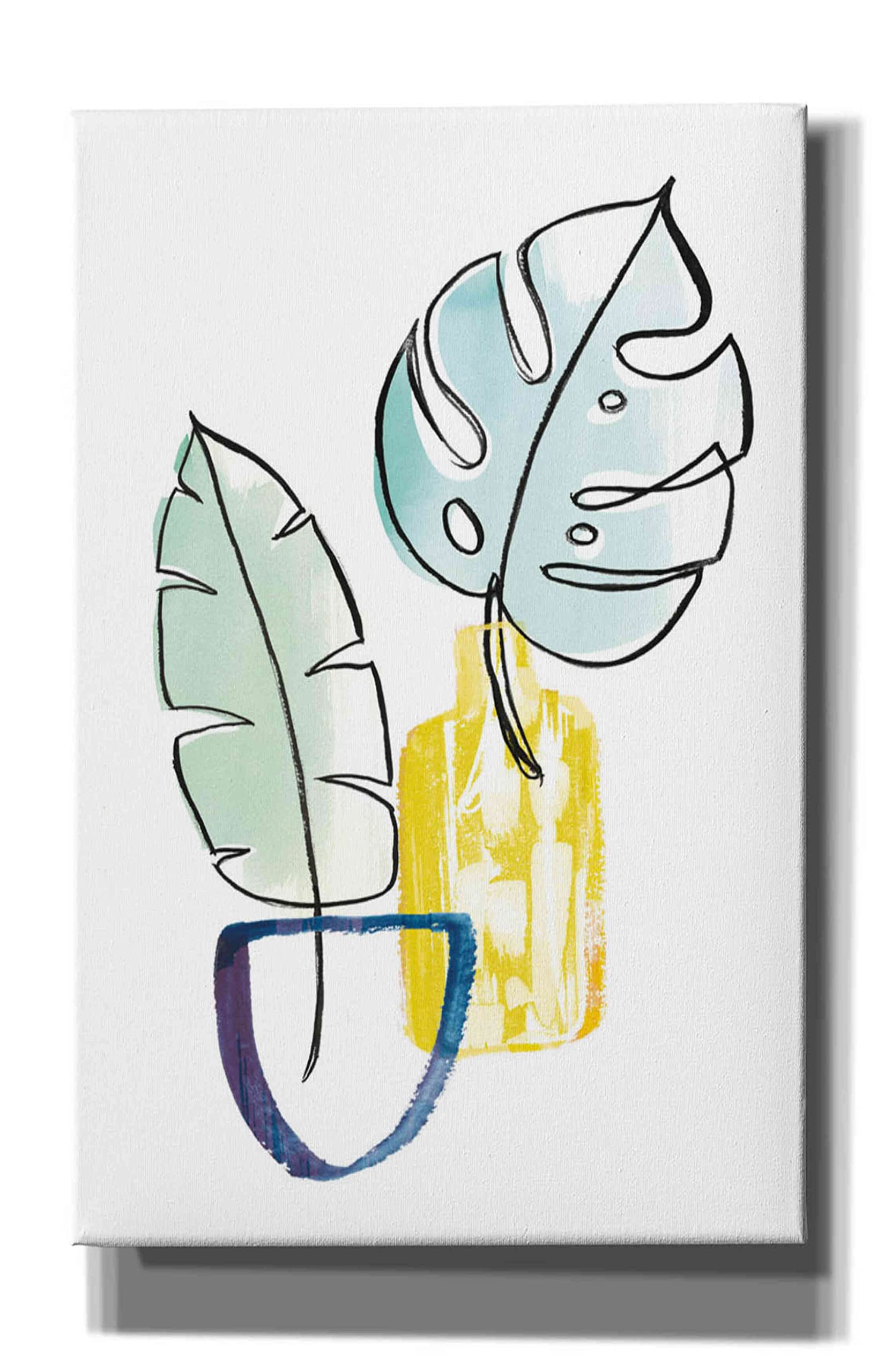 Epic Graffiti 'Vase Phase III' by Sue Schlabach - Premium Giclee Canvas Wall Art Print 26x40 Inches - Modern Home Decor for Living Room, Bedroom & Office