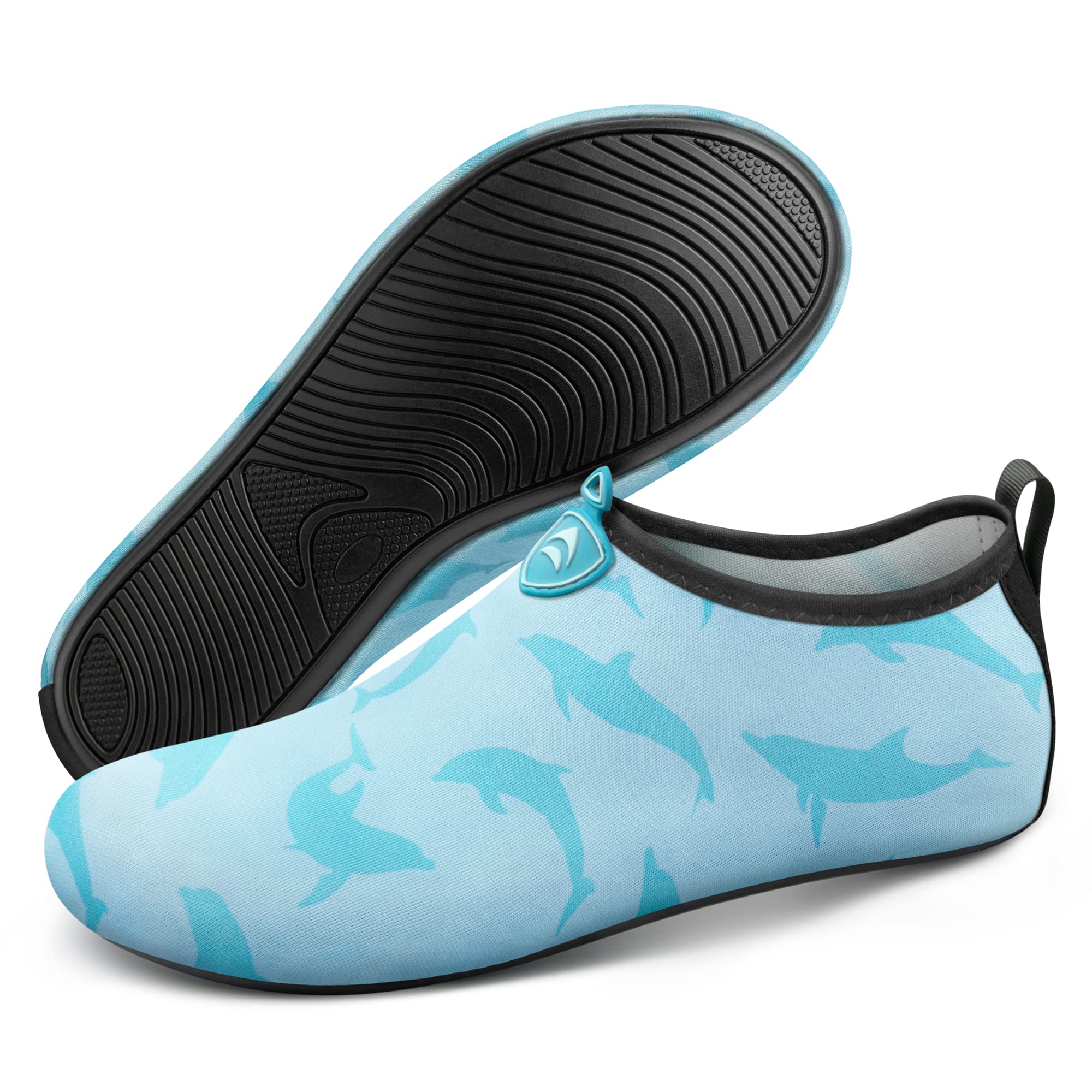 Seekway SB001 Quick-Dry Water Shoes for Women & Men - Barefoot Aqua Socks for Swimming, Beach, Pool, Yoga & Surf | Lightweight & Comfortable for Water Sports & Outdoor Activities