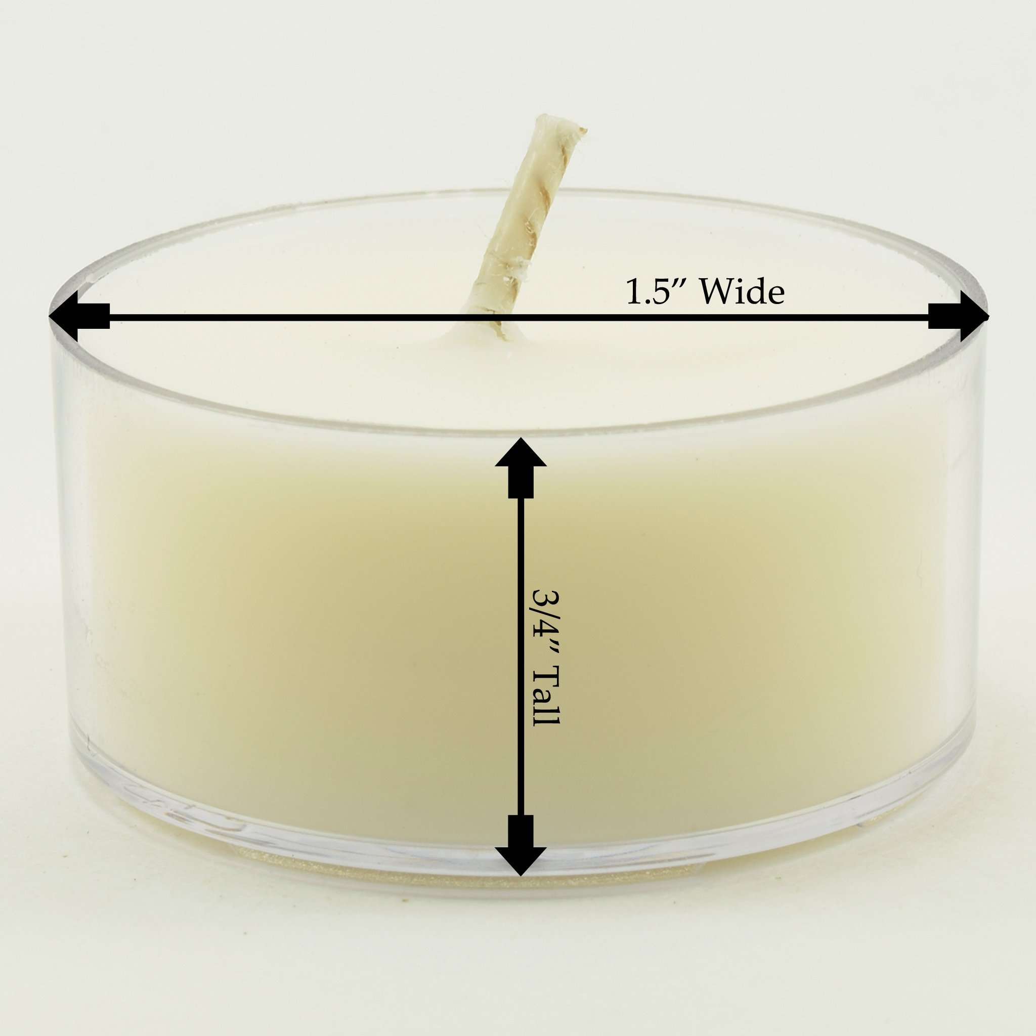 Honeysuckle Jasmine Scented Soy Beeswax Tealight Candles - 12 Pack Handmade in USA | Floral Spring Aromatherapy Candles for Relaxation, Meditation & Home Decor