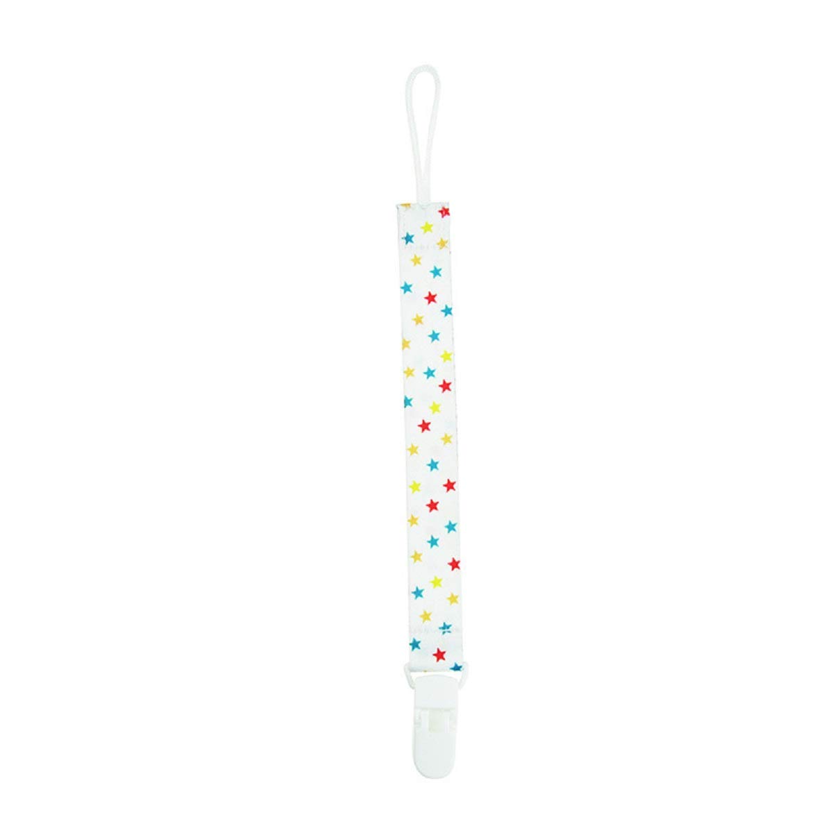 SYGA Star Design Baby Pacifier Holder with Teether - Adjustable Belt Clip for Infants & Toddlers - Perfect for On-the-Go, Travel, and Everyday Use