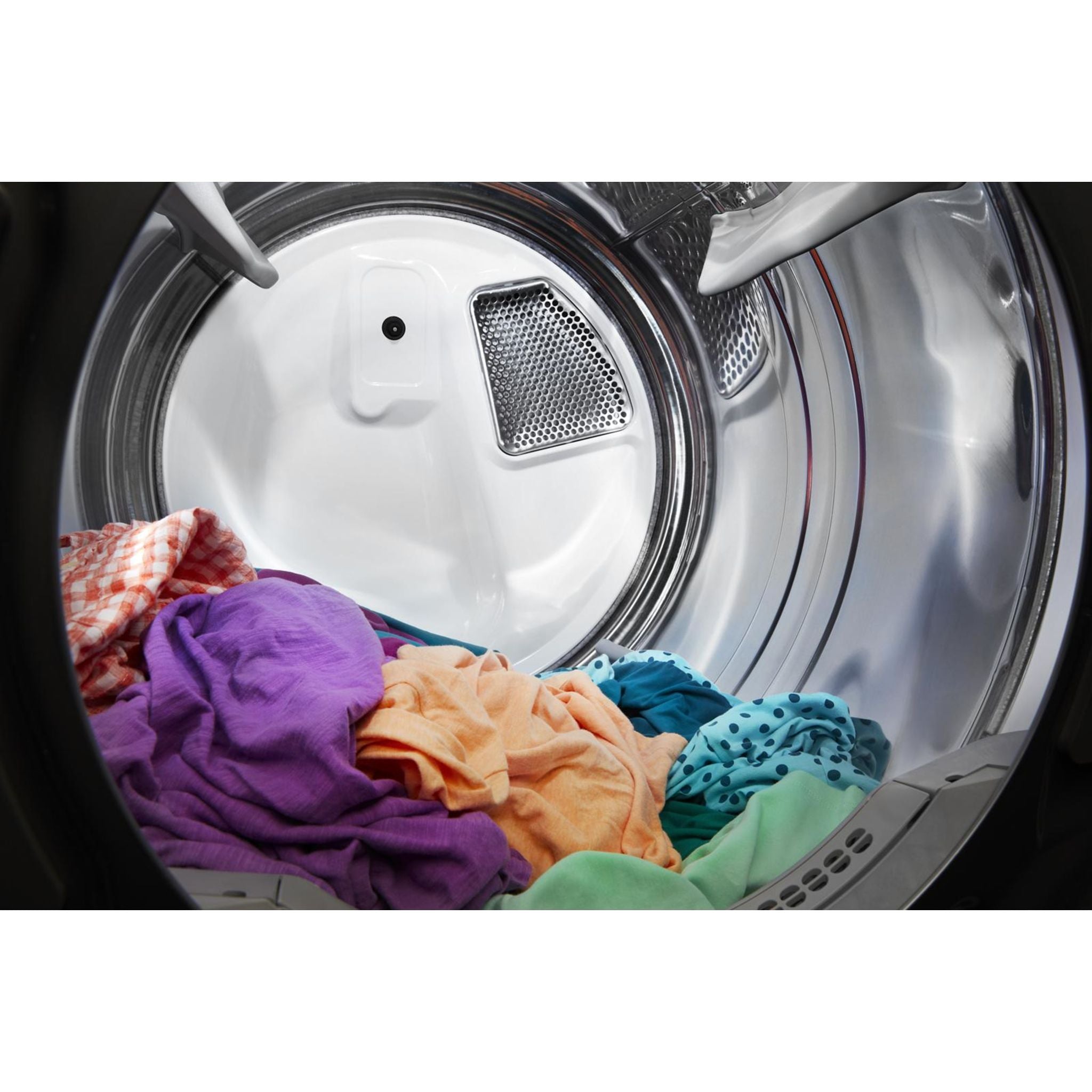 Whirlpool WGD8620HC 7.4 Cu. Ft. Gas Dryer in Chrome Shadow - Large Capacity, Energy Efficient for Fast Drying - Perfect for Family Laundry Rooms & Apartments