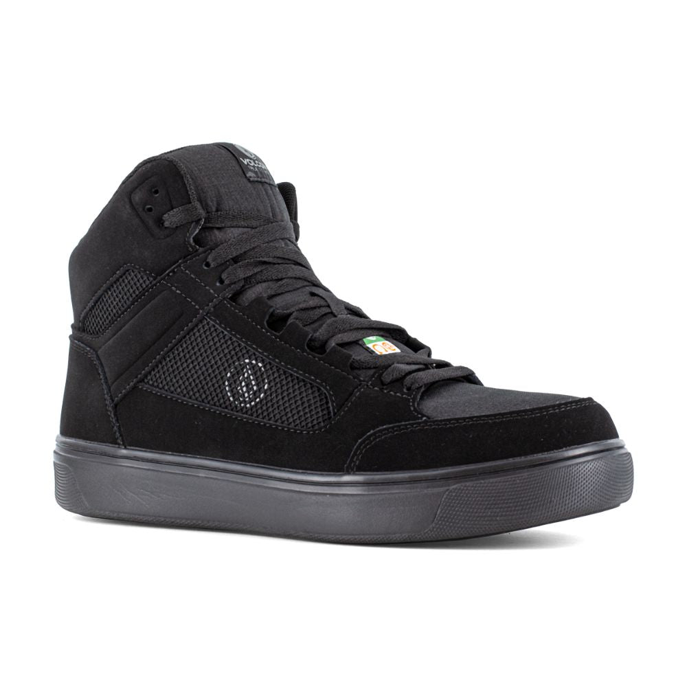 Volcom Evolve Unisex Composite Toe High Top Safety CSA Skate Shoe VC30244 - Black | Slip-Resistant Work Shoes for Construction, Warehouse & Outdoor Activities