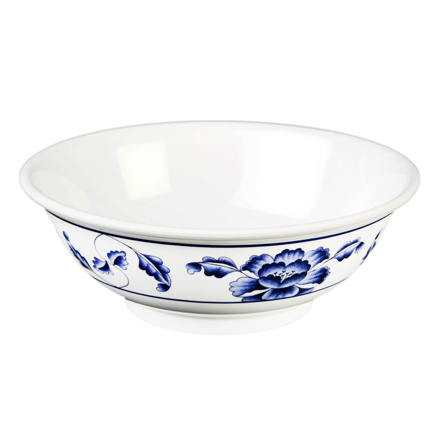 Thunder Group Lotus Melamine Dinnerware Set - 96 oz Rimless Bowl (11 Inch) - Durable & Lightweight - Pack of 12 - Perfect for Restaurants, Catering & Outdoor Dining