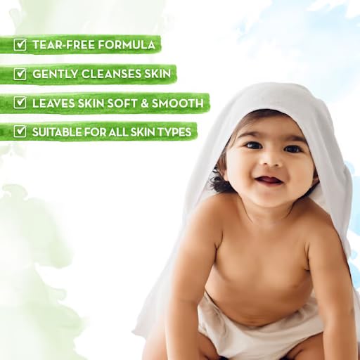 Mamaearth Milky Soft Baby Body Wash with Oats, Milk & Calendula - 400ml | Gentle Cleansing for Newborns & Infants | Hypoallergenic & Tear-Free Formula for Sensitive Skin | Perfect for Bath Time & Daily Baby Care Routine