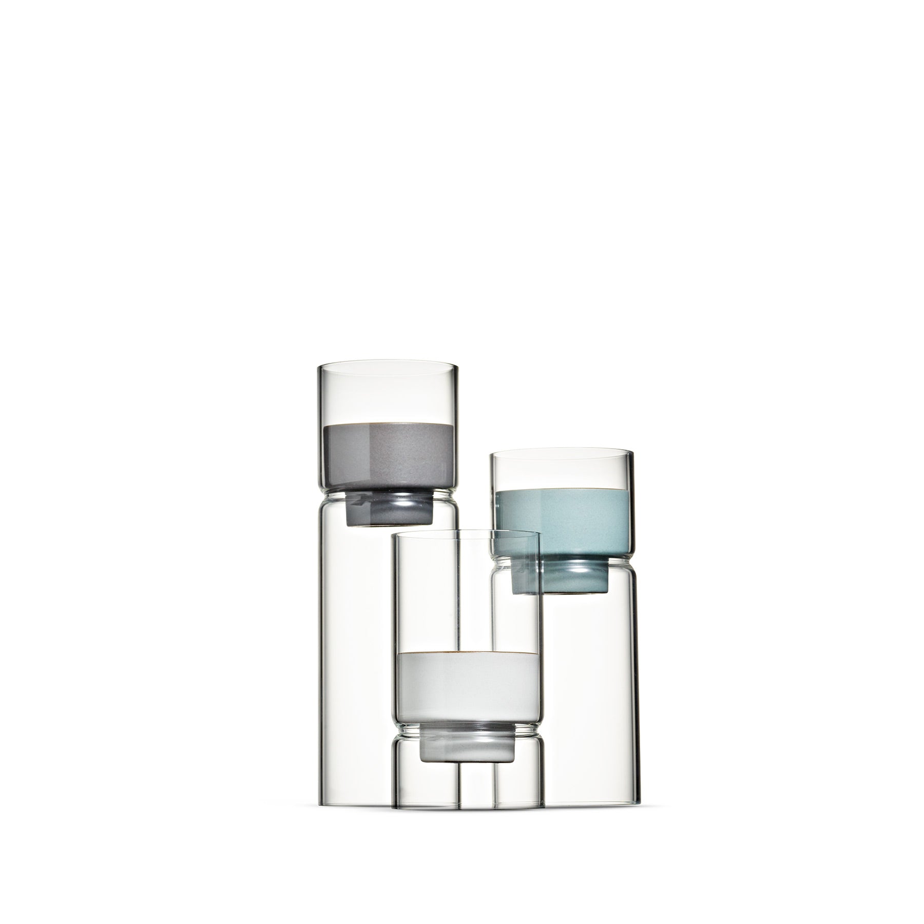 Modern Glass Hurricane Candle Holders - Elegant Floating Candles for Wedding, Party, and Home Decor - Perfect for Centerpieces, Tablescapes & Romantic Ambiance