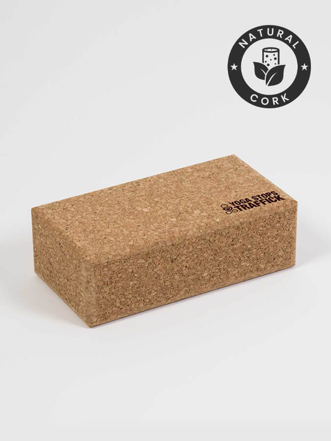 Premium Cork Yoga Blocks - Twin Pack for Stability & Support | Ideal for Yoga, Pilates & Meditation | Eco-Friendly & Non-Slip Yoga Accessories