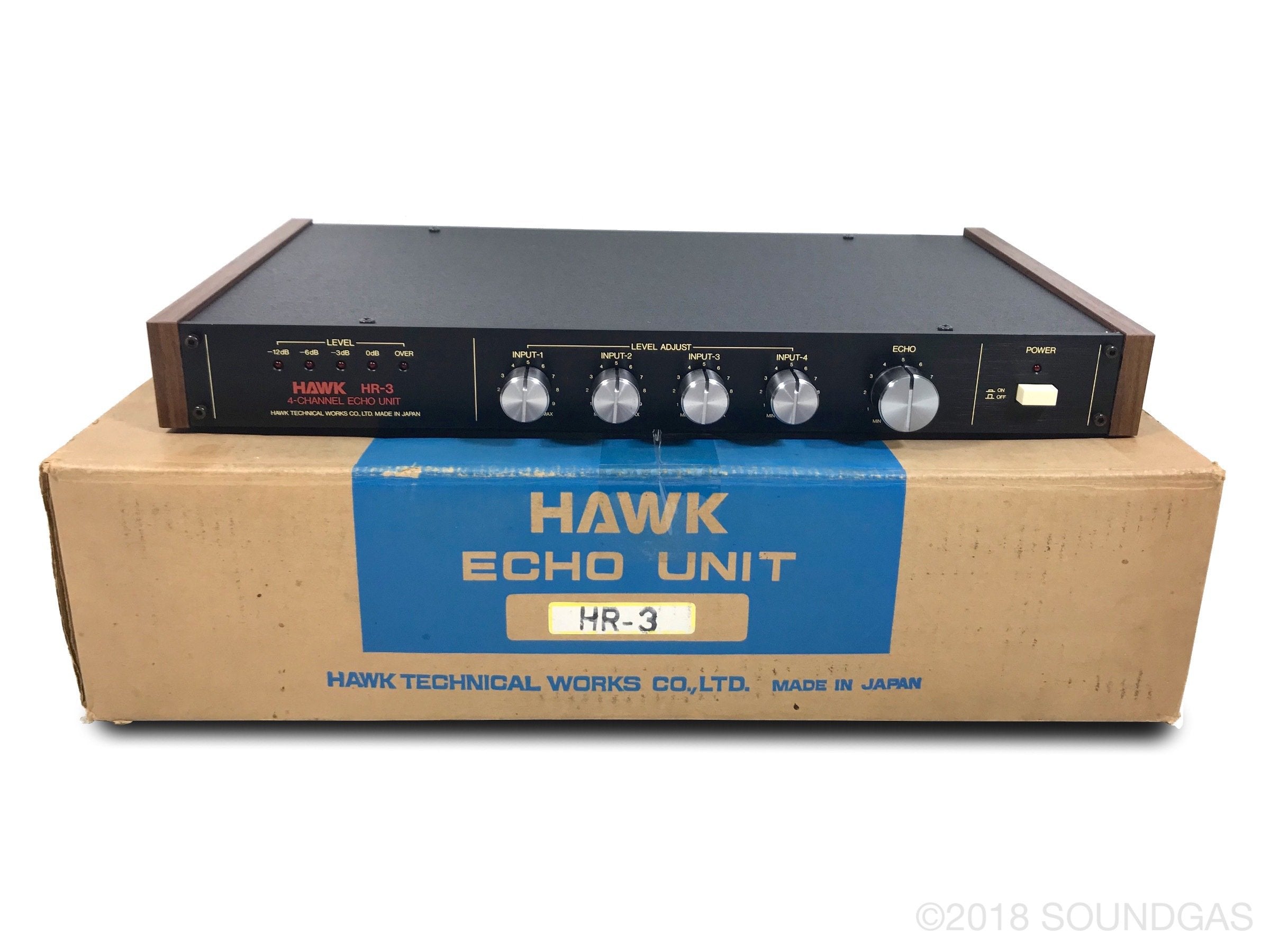 Hawk HR 3 4 Channel Spring Reverb Guitar Effects Pedal for Electric Guitar - Perfect for Studio Recording & Live Performances