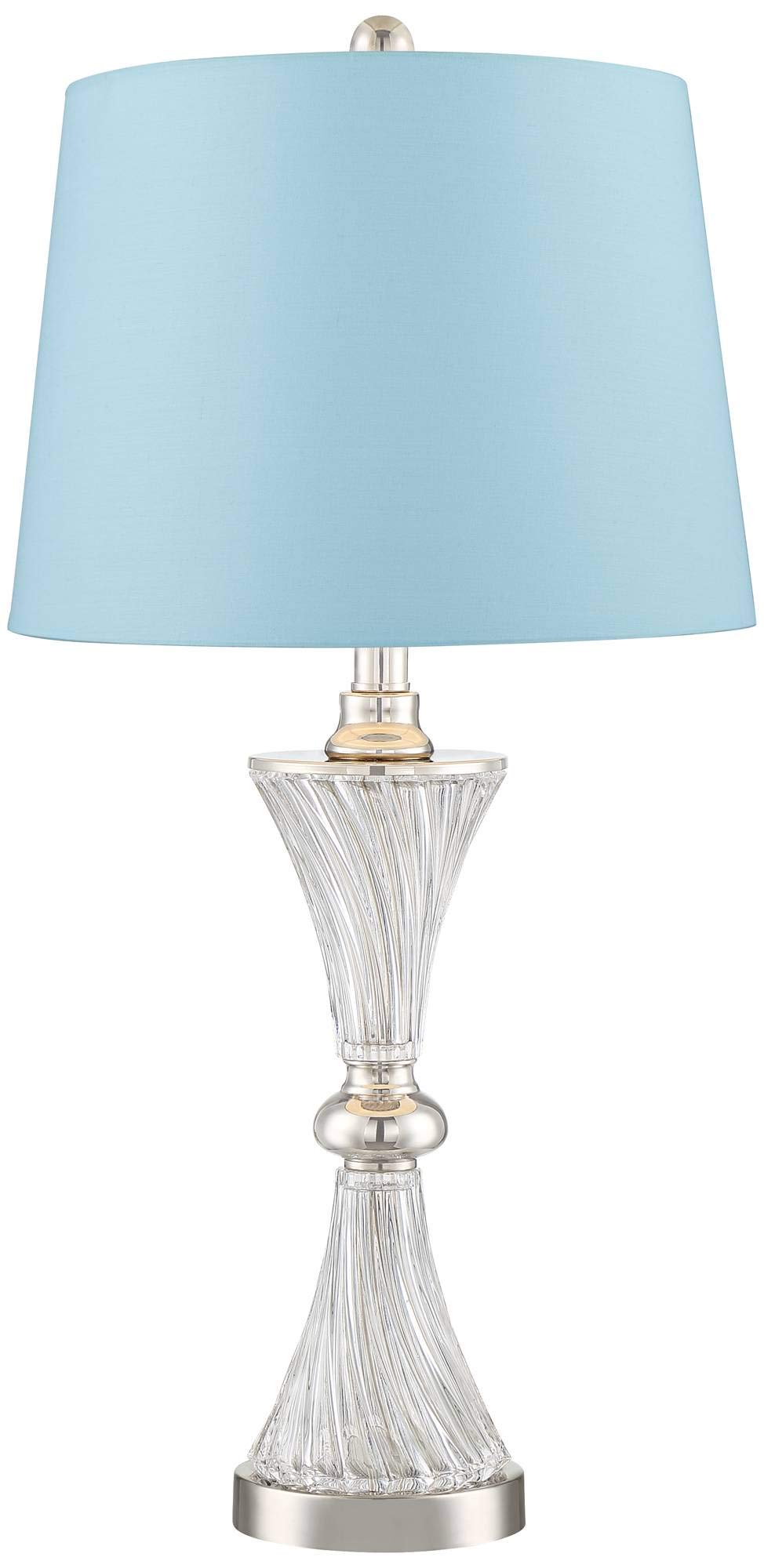 Regency Hill Luca Modern Table Lamps - Set of 2, 25.5