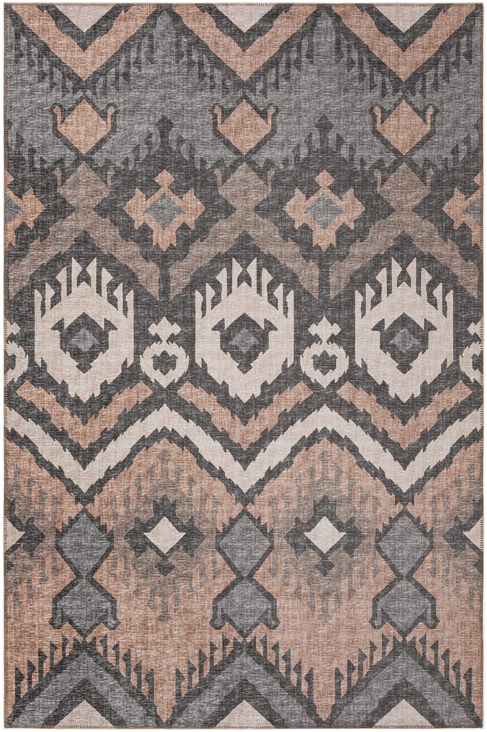 Addison Rugs Yuma AYU32 Desert 9' x 12' Area Rug - Southwestern Style Handmade Wool Carpet for Living Room, Bedroom & Home Decor
