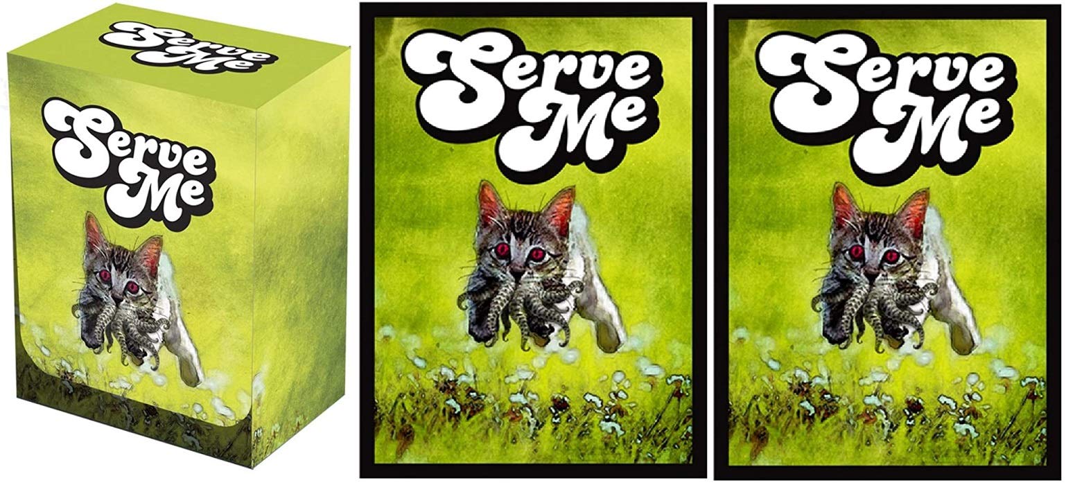 100 Legion Supplies Serve Me Deck Protector Sleeves and Box - Premium Card Sleeves for MTG, Pokemon & Yu-Gi-Oh - Perfect for Gaming Tournaments & Collectible Card Storage