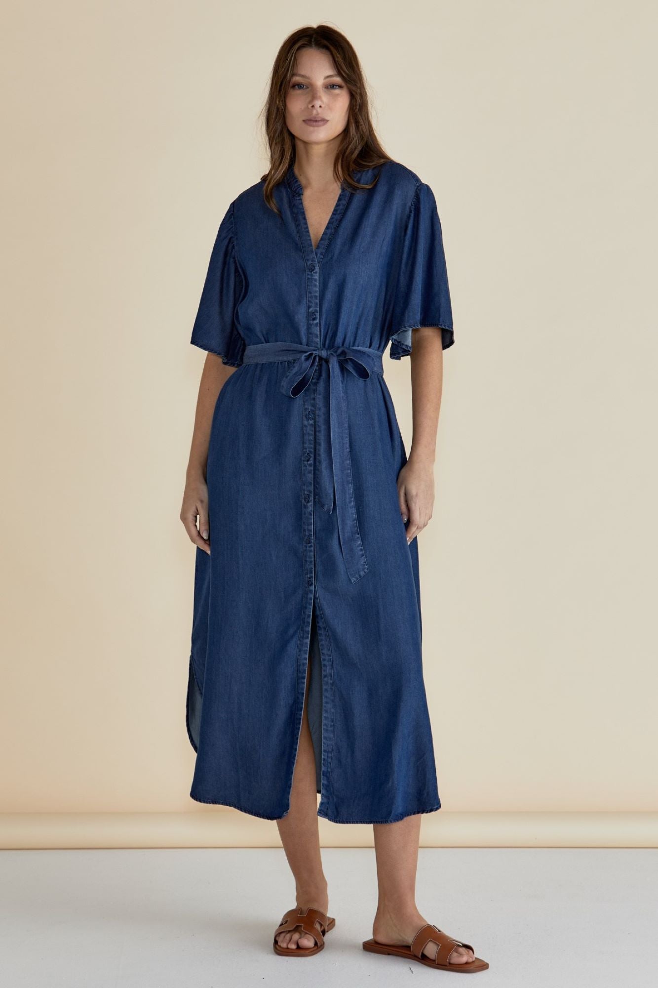 Betty Basics Dresden Lyocell Dress - Women's Breathable Summer Maxi Dress for Beach, Vacation & Casual Wear | Eco-Friendly Comfort Outfit