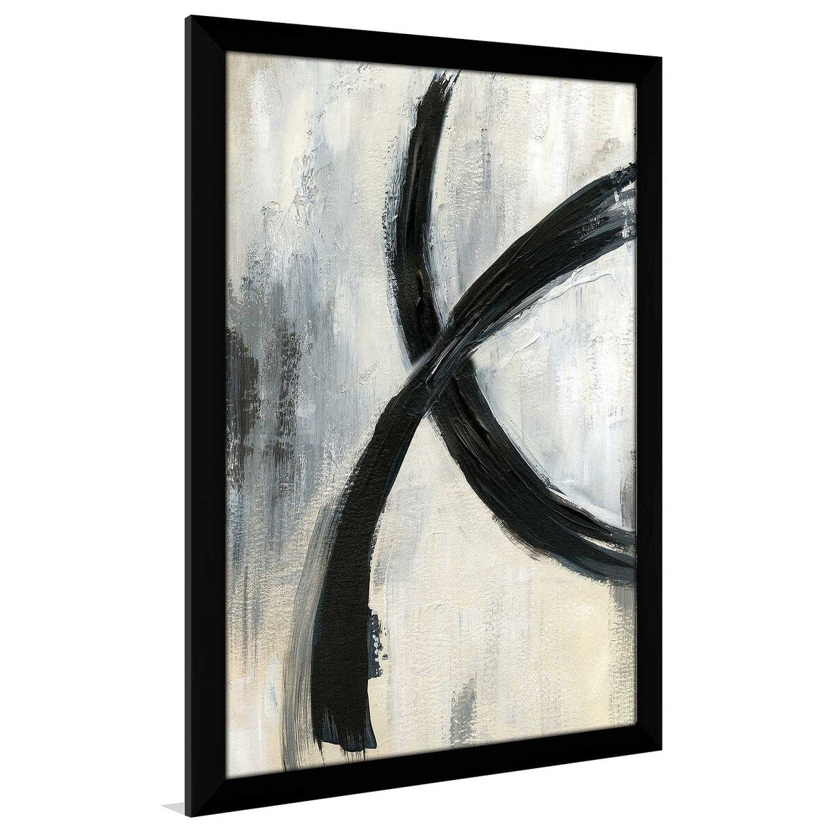 Abstract Vertical Rings I by Nan - Modern Acrylic Wall Art Print for Living Room, Bedroom & Office Decor