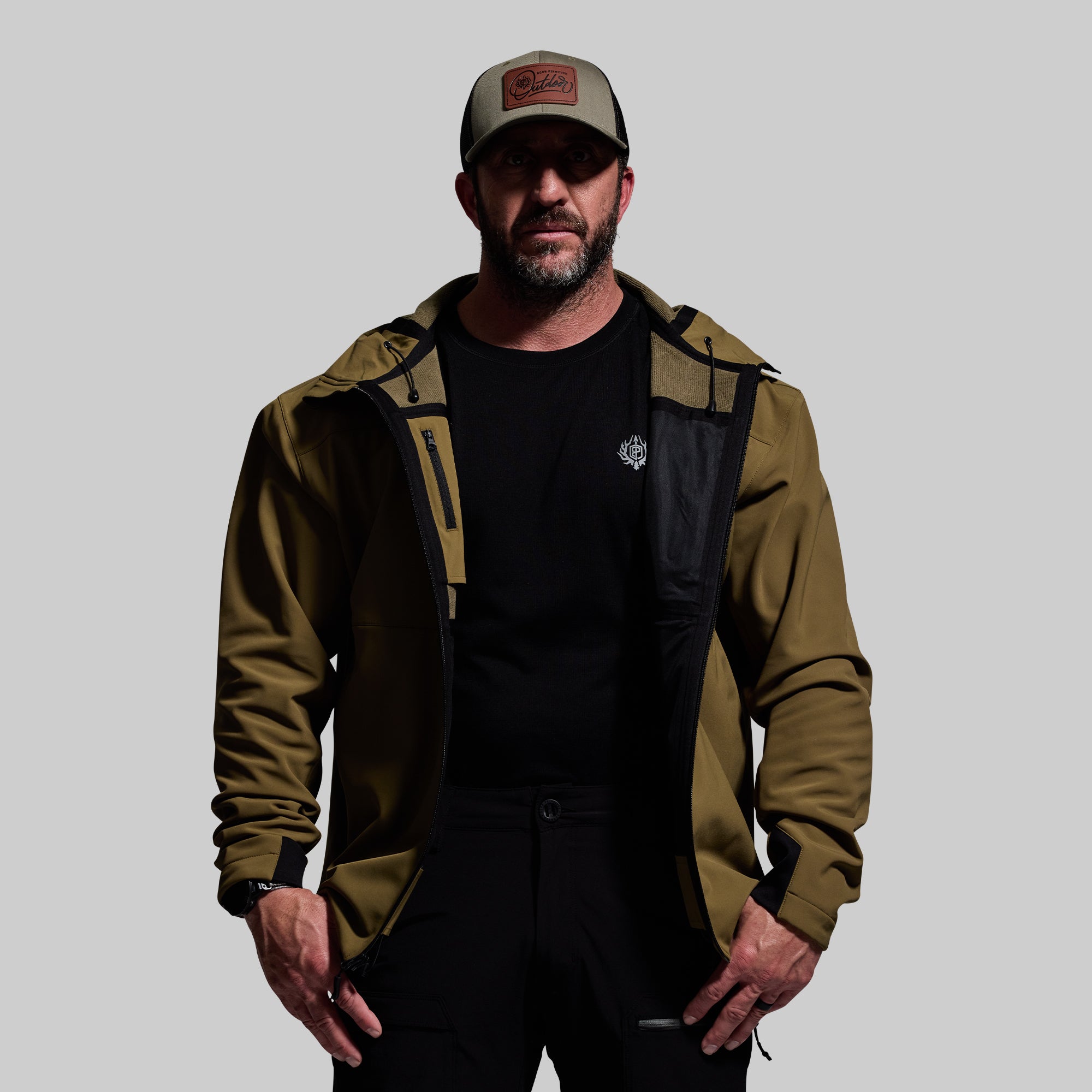 Men's Waterproof Crocodile Barrier Jacket - Windproof & Breathable Outdoor Jacket for Hiking, Camping, and Winter Adventures
