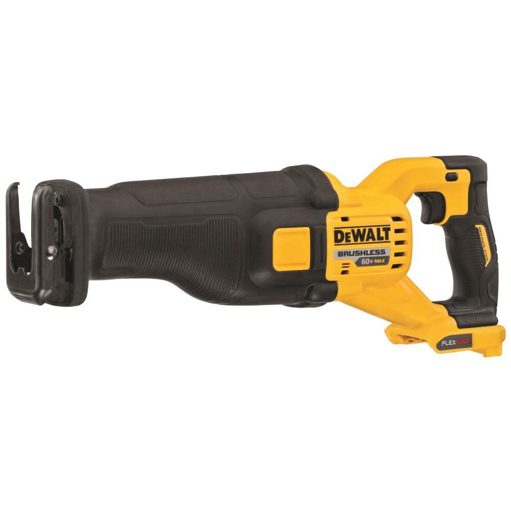 DEWALT FLEXVOLT 60V MAX* Cordless Reciprocating Saw - Tool Only (DCS389B) | Powerful Cutting Tool for Construction, Demolition & DIY Projects