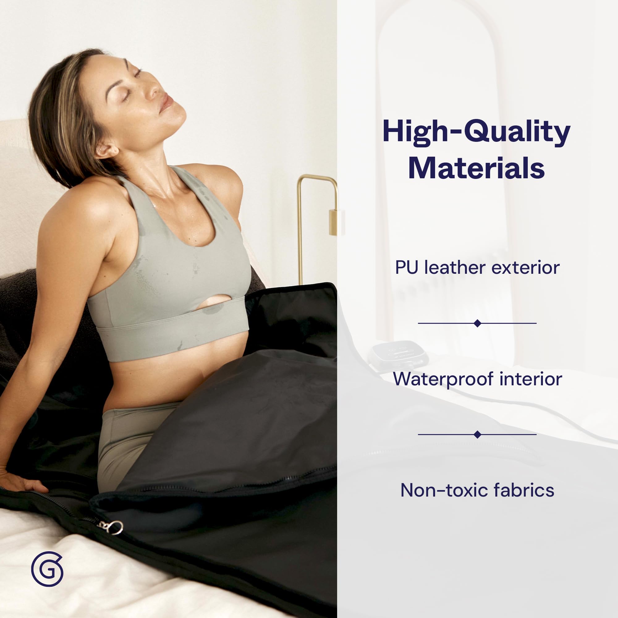 Portable Infrared Sauna Blanket for Home Use - Personal Indoor Sauna Therapy to Improve Blood Flow & Circulation - Waterproof One-Person Sauna for Detox, Relaxation, Muscle Recovery & Wellness - Perfect for Post-Workout, Stress Relief & Home Spa Days