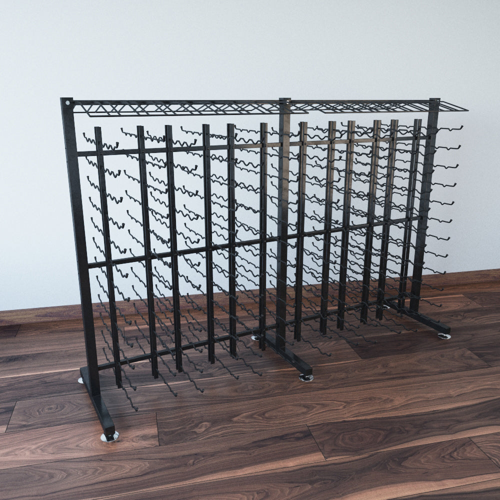234-Bottle Wine Rack Aisle Extension - Expandable Storage for Wine Cellars, Bars & Restaurants | Perfect for Home, Commercial & Hospitality Use