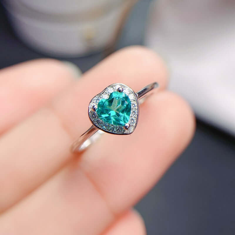 November Birthstone Ring - Green Topaz Jewelry for Women | Elegant Sterling Silver Ring for Birthdays, Anniversaries & Special Occasions | Perfect Gift for November Born