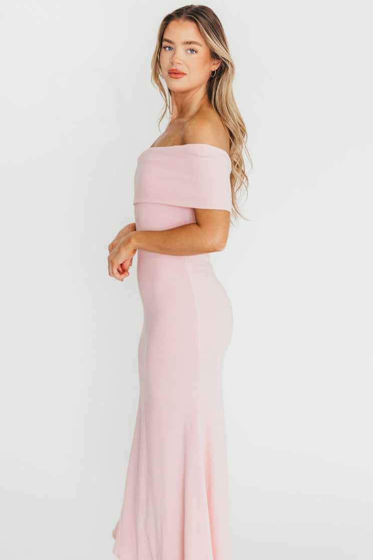 Monroe Maxi Dress in Dusty Pink - Bump Friendly Maternity Dress for Women | Flowy Summer Dress for Pregnancy, Beach Vacations & Special Occasions
