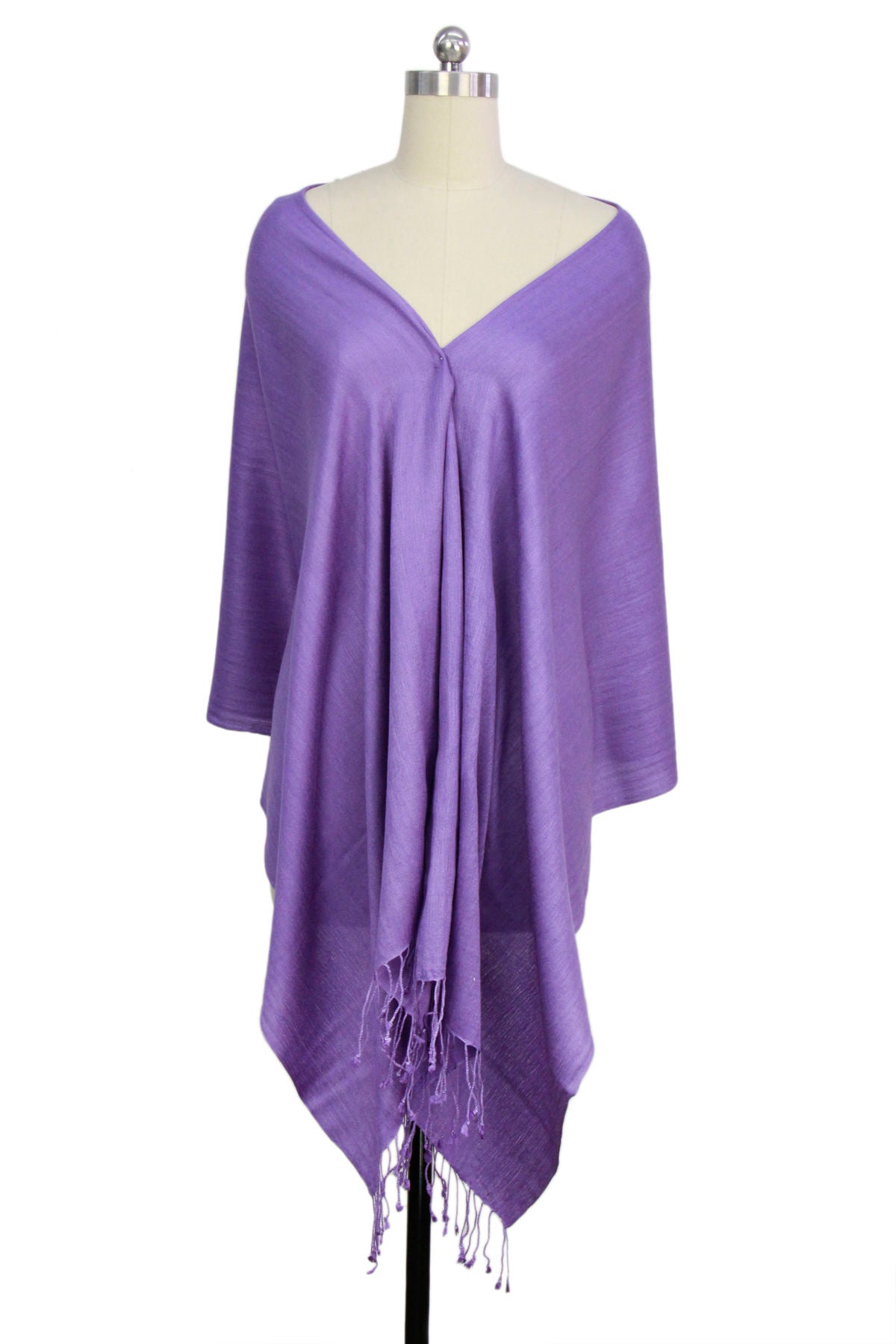 Luxury Cashmere Fringe Wrap Scarf - Soft Warm Winter Shawl for Women - Perfect for Office, Travel & Evening Outfits