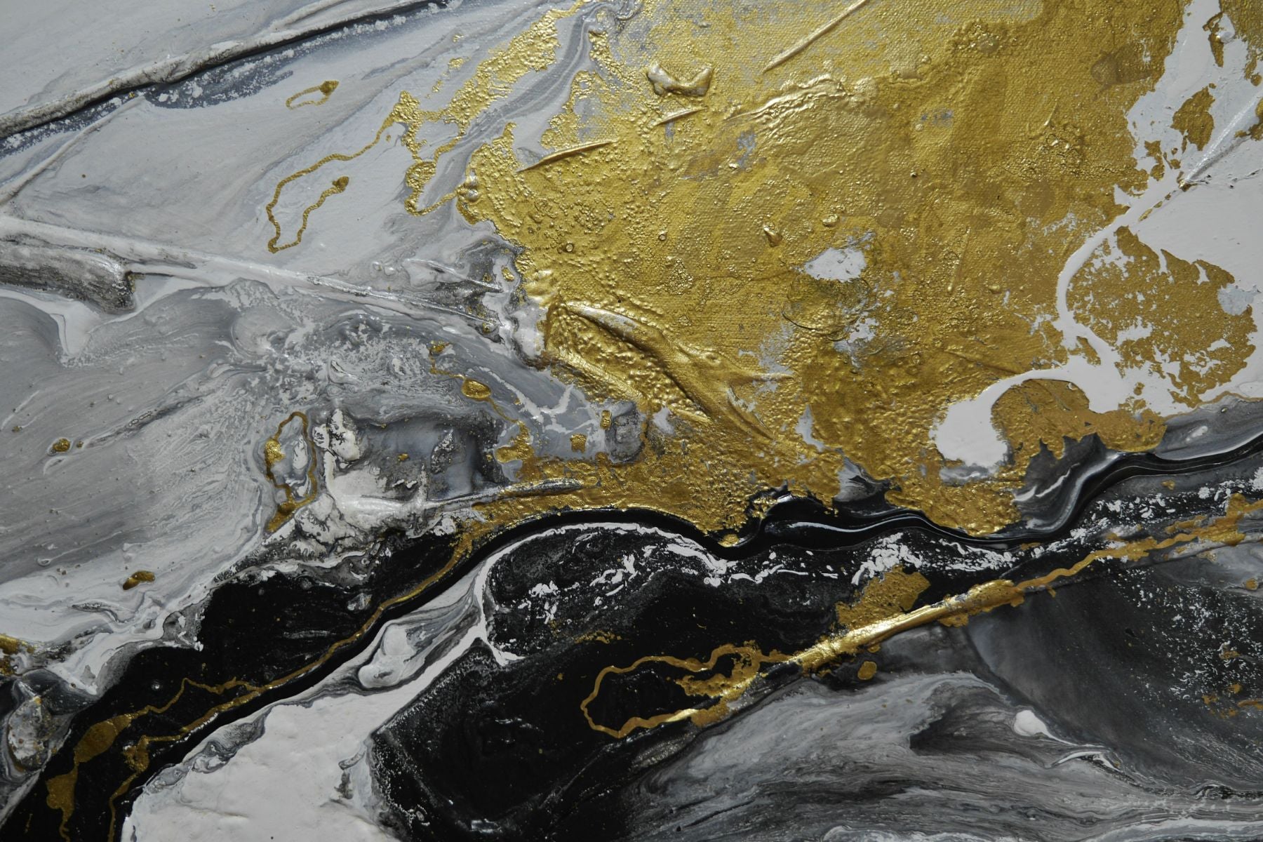 Golden Anatomy 160cm x 100cm Textured Abstract Canvas Art - Modern Wall Decor for Living Room, Bedroom & Office