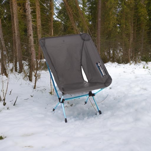 Helinox Chair Zero Ultralight Compact Folding Camping Chair - Portable & Lightweight for Backpacking, Hiking, Travel - Black