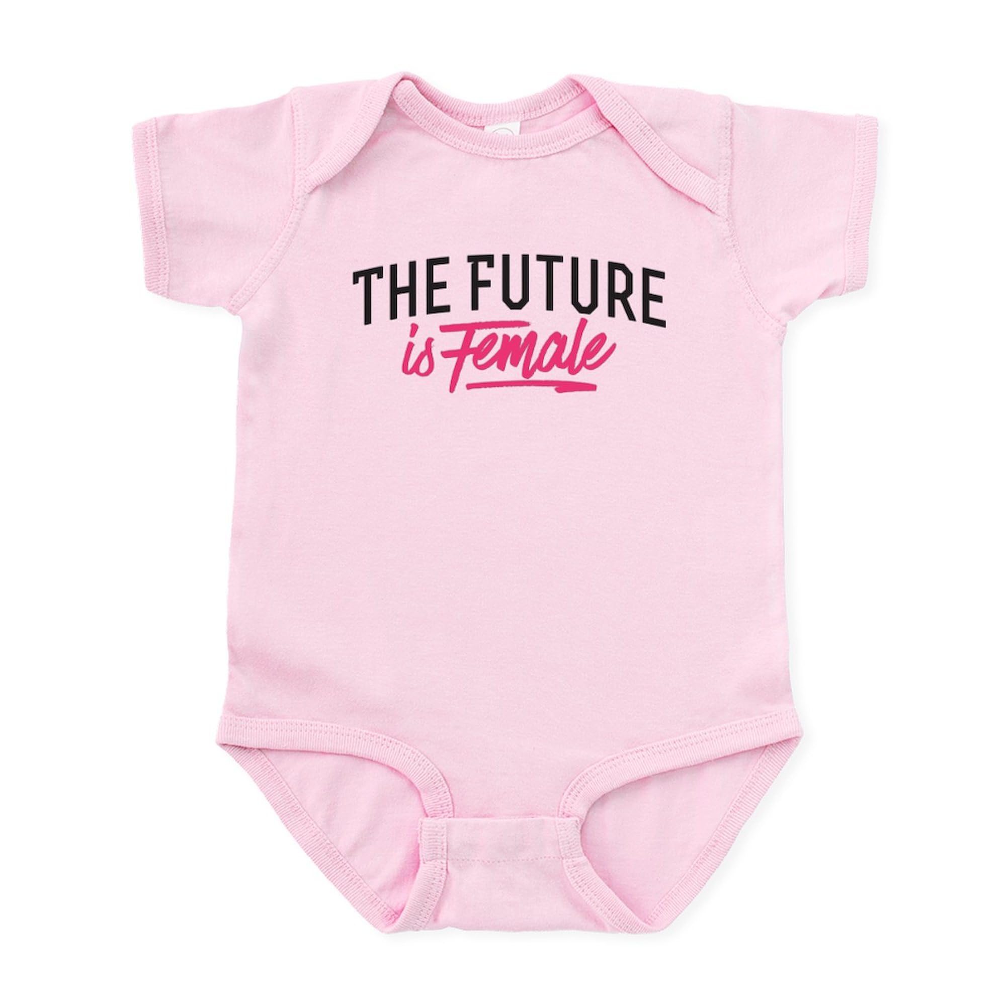 The Future is Female Baby Bodysuit - Cute Infant Romper for Girls & Boys - Perfect for Everyday Wear, Photo Shoots & Gender Reveals