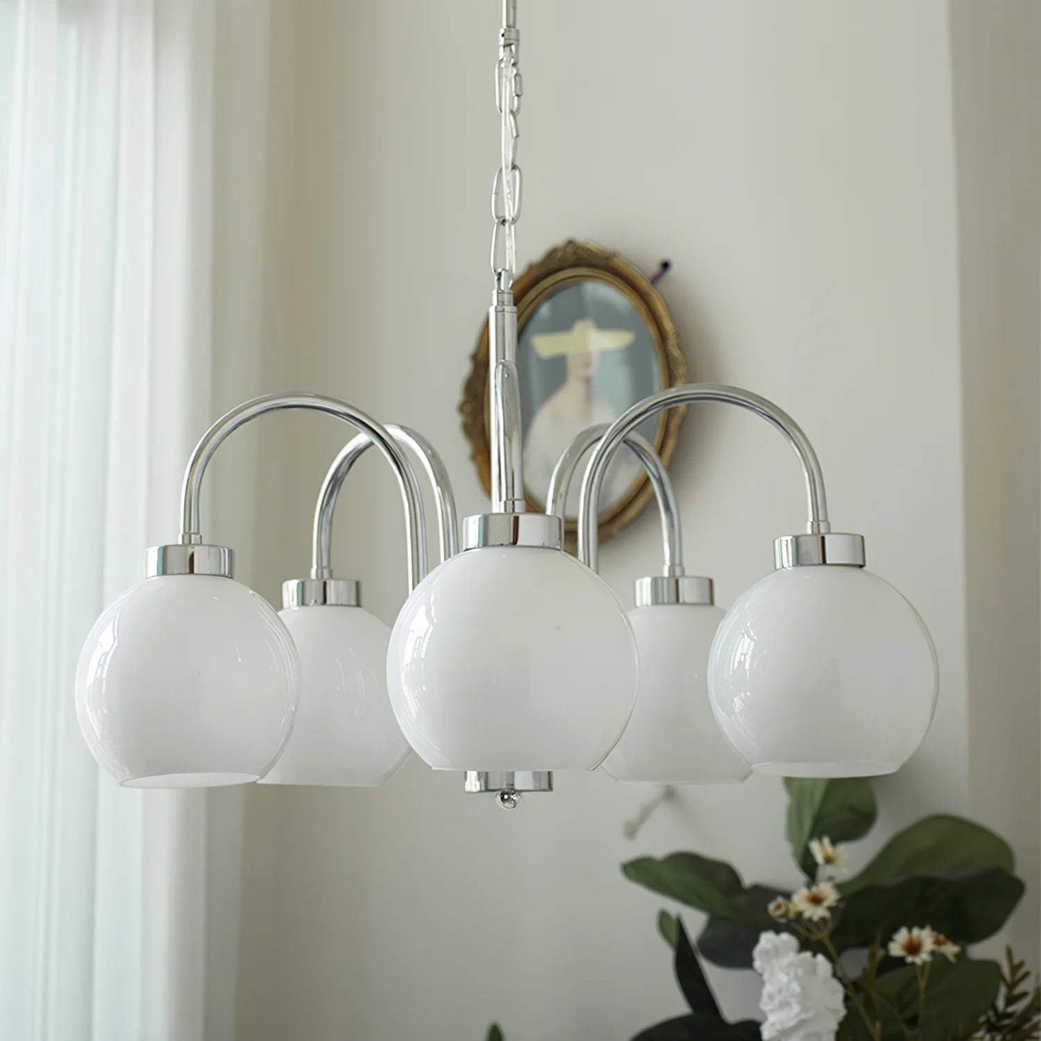 Elegant Crystal Chandeliers for Dining Room - Modern LED Hanging Light Fixtures for Home Decor & Wedding Events