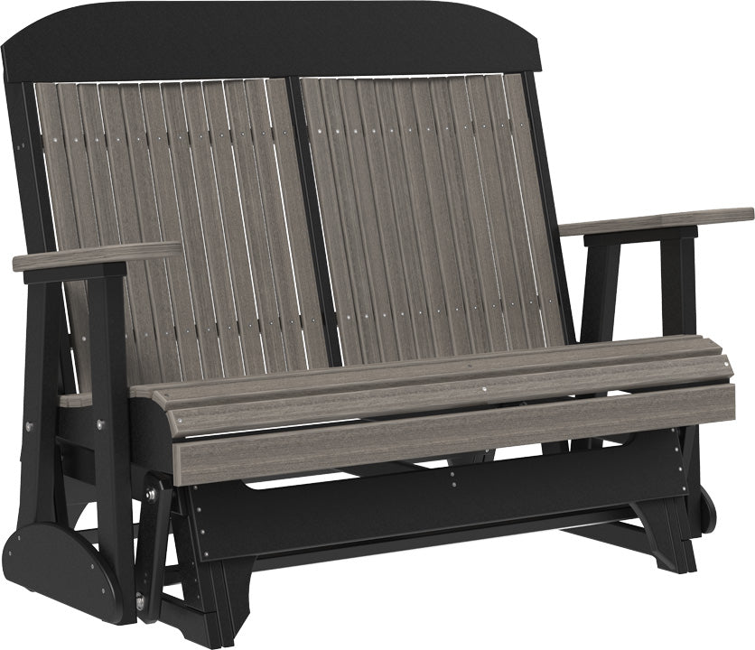 LuxCraft 4 Foot Classic Glider Rocking Chair - Perfect for Nursery, Living Room & Patio Relaxation