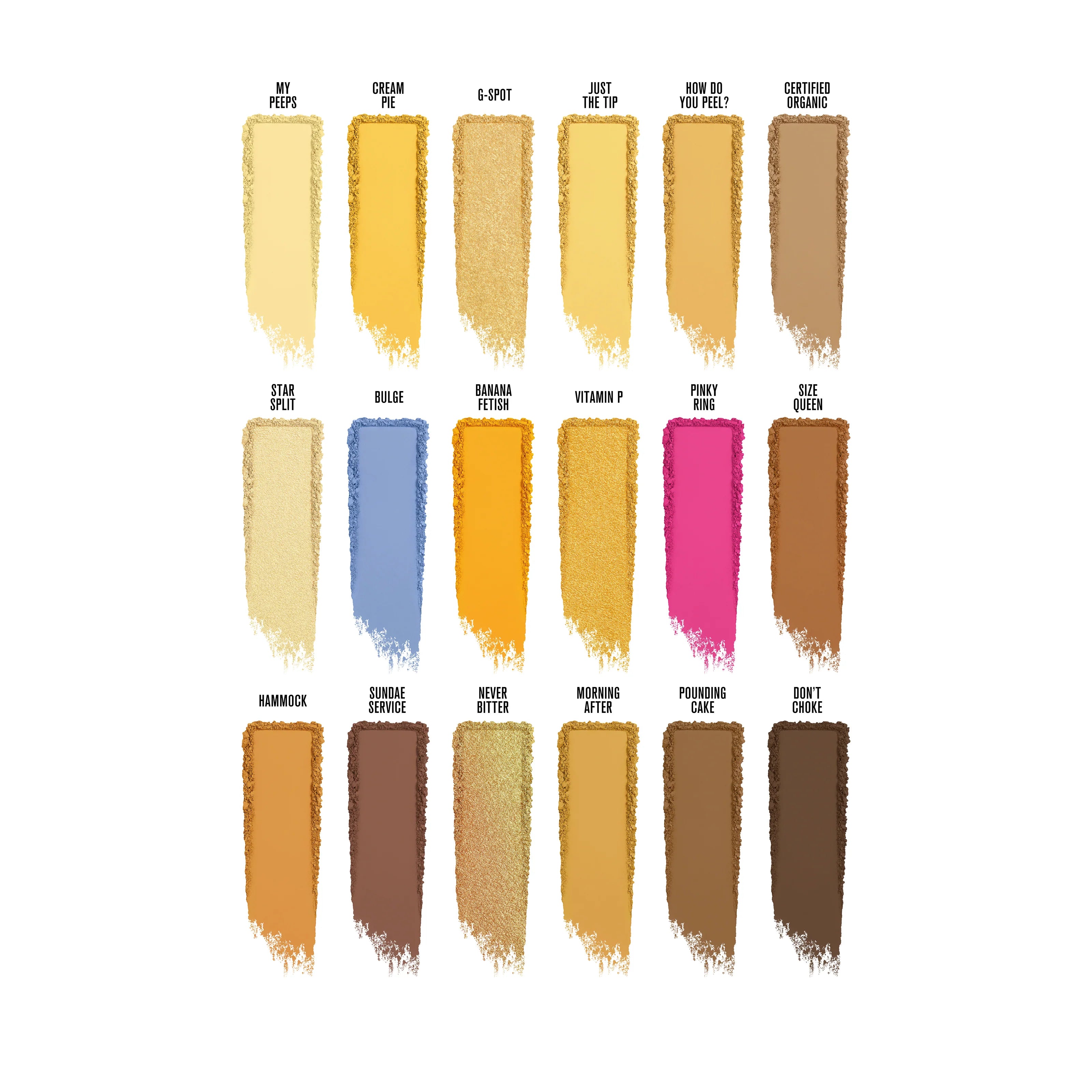 Banana Fetish Palette - High-Quality Makeup Eyeshadow Palette for Professional & Everyday Makeup | Perfect for Parties, Cosplay & Creative Looks