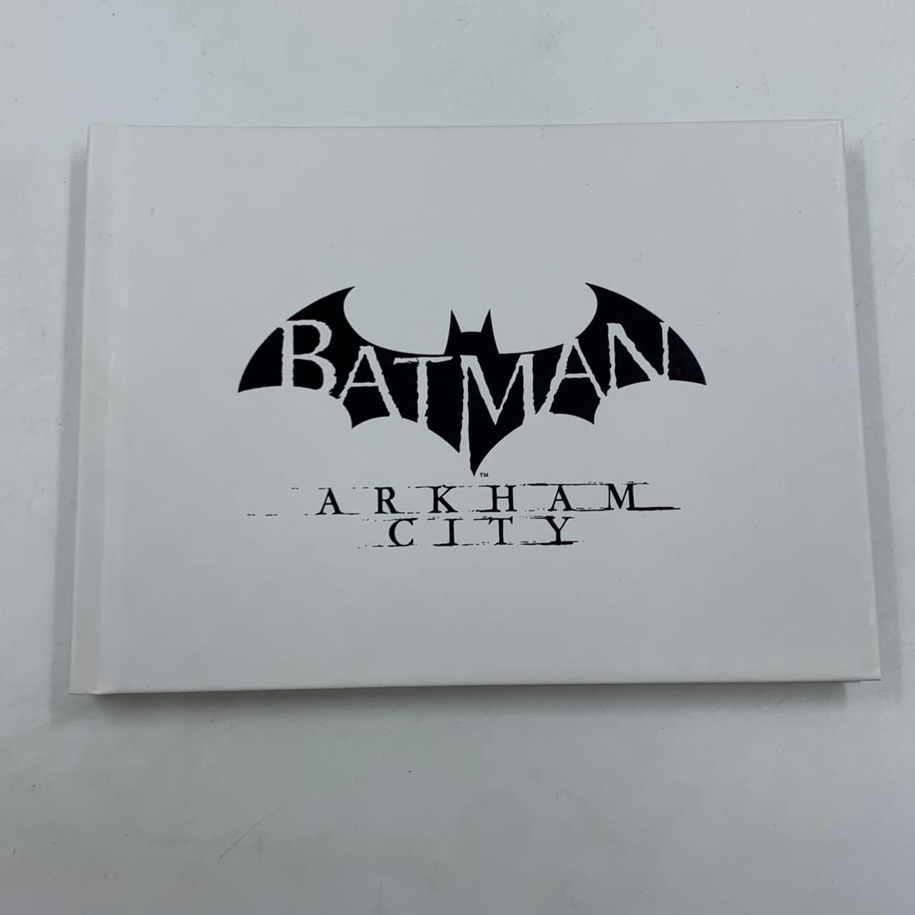 Batman Arkham City Action Figure & Collector's Art Book - Perfect for DC Fans, Gaming Collectibles, and Home Decor Display