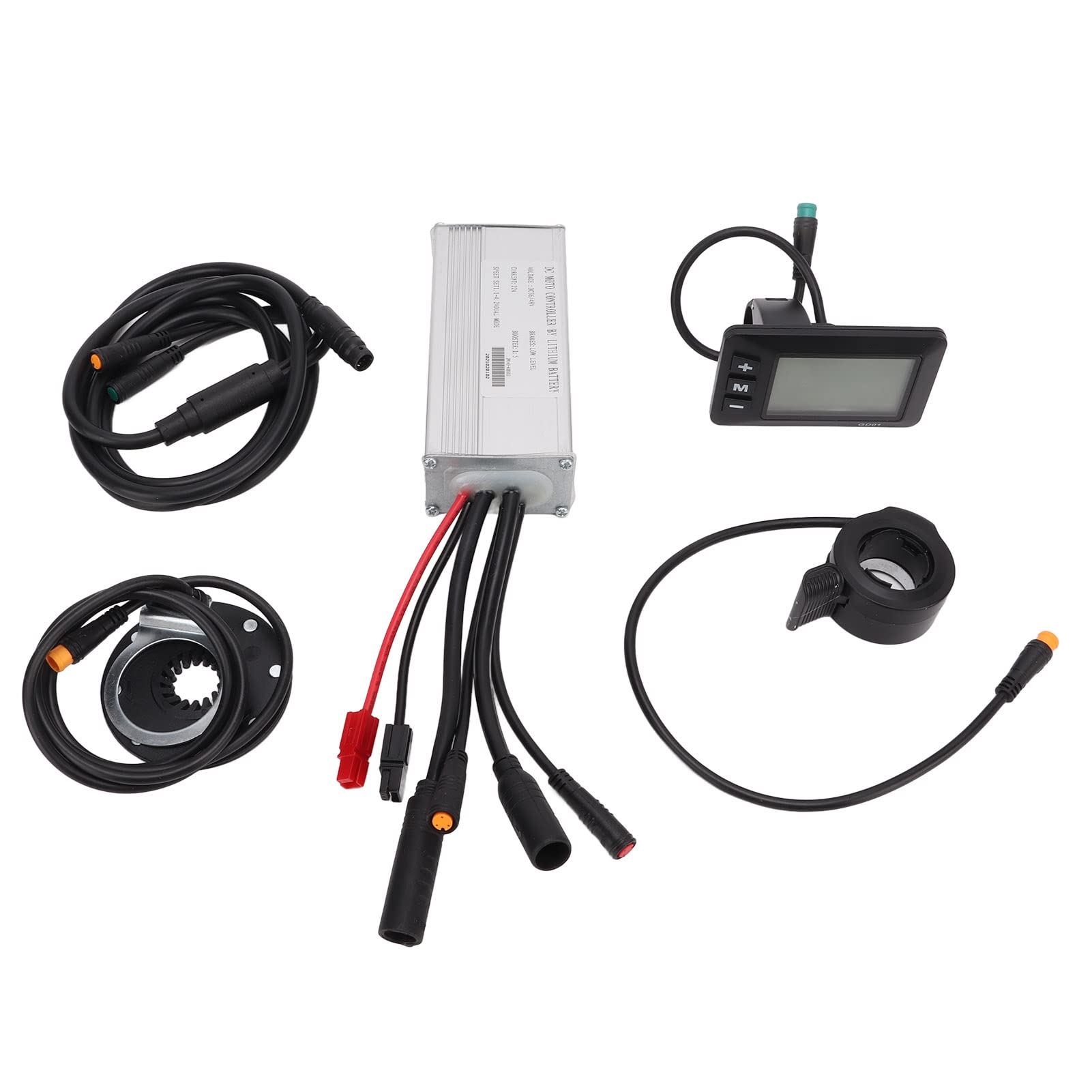 Alomejor 22A Electric Bike Motor Controller - Sensitive & Steady 500W E-Bike Modification Kit with GD01 Panel for Geared Motors | Perfect for Commuting, Off-Roading & DIY E-Bike Upgrades