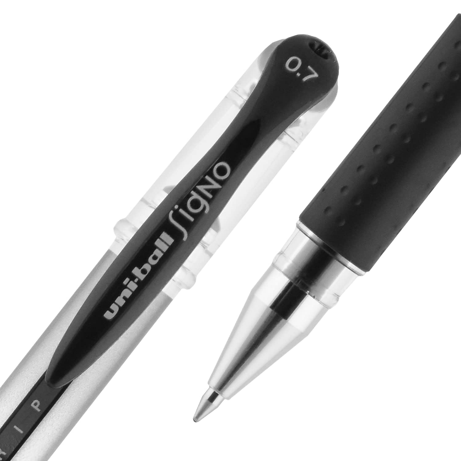 uni-ball Signo 65450 Gel Pen - Medium Point Black Ink (12-Pack) - Smooth Writing for Office, School & Note Taking