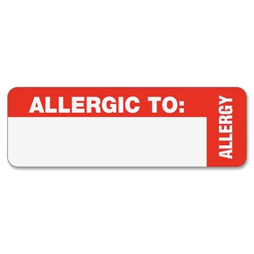 Wholesale CASE of 15 - Tabbies Allergic To Medical Wrap Labels (3