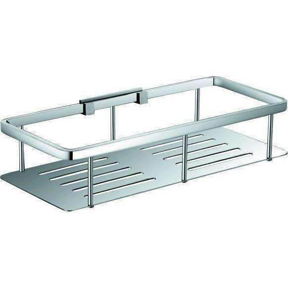 Fienza Koko Chrome Shower Shelf Basket - Rustproof Bathroom Storage Organizer for Shampoo, Soap & Accessories - Perfect for Showers, Bathtubs & Spa Areas