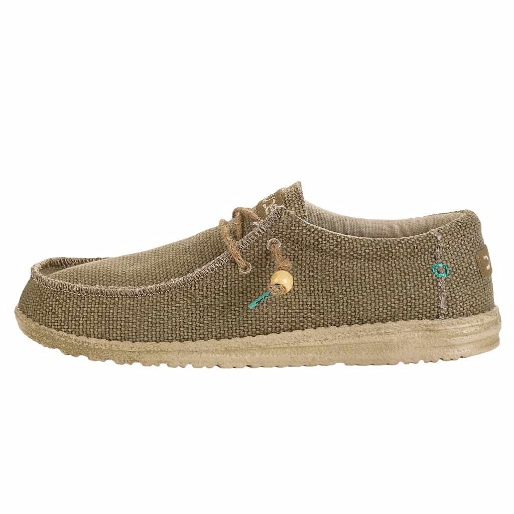 Hey Dude Men's Wally Braided Slip-On Loafers - Comfortable & Lightweight Casual Shoes for Men (Multiple Colors & Sizes) | Perfect for Walking, Travel & Everyday Wear
