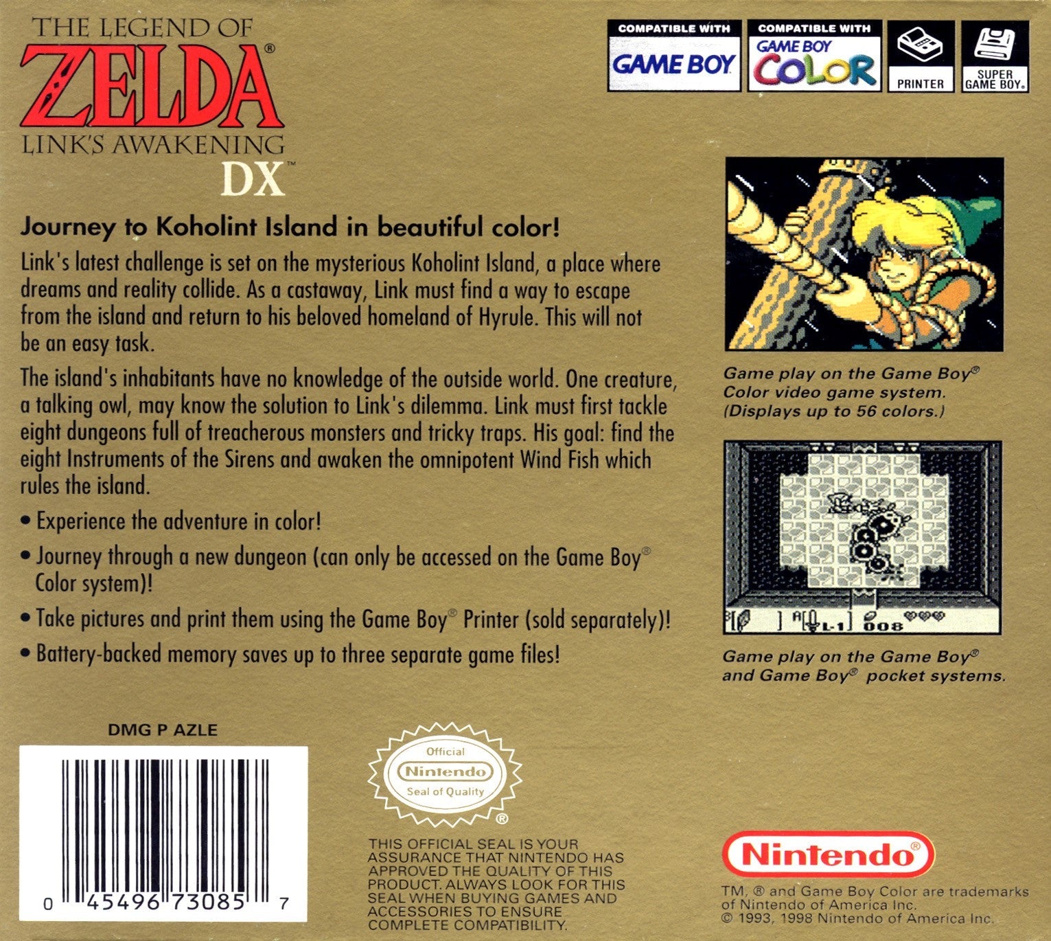 The Legend of Zelda: Link's Awakening DX - Nintendo Switch Game | Adventure RPG for Kids & Adults | Perfect for Travel & Family Game Nights