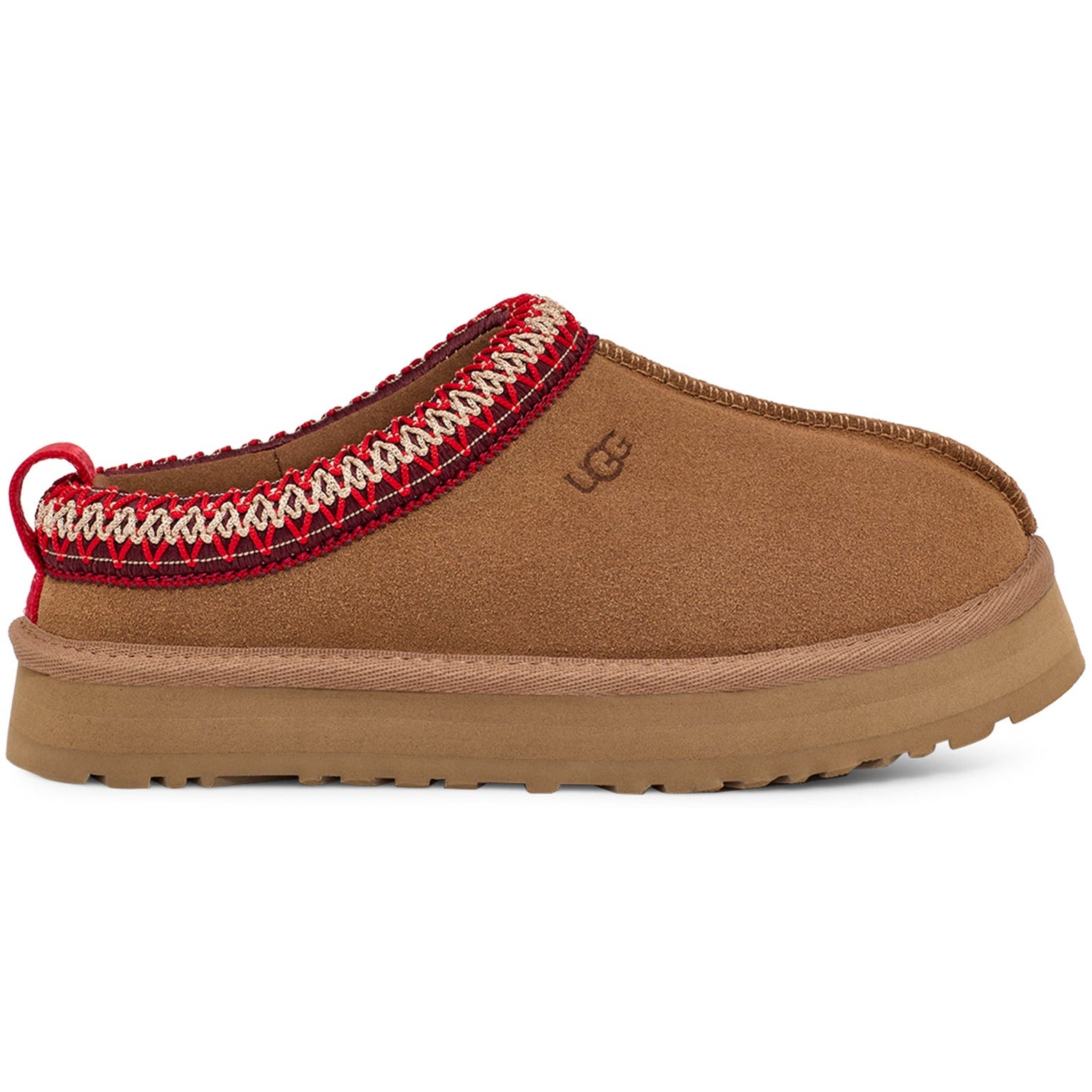 UGG Kid's Tazz Chestnut Suede Boots - Warm & Cozy Winter Shoes for Boys & Girls - Perfect for Snow Days & Outdoor Play