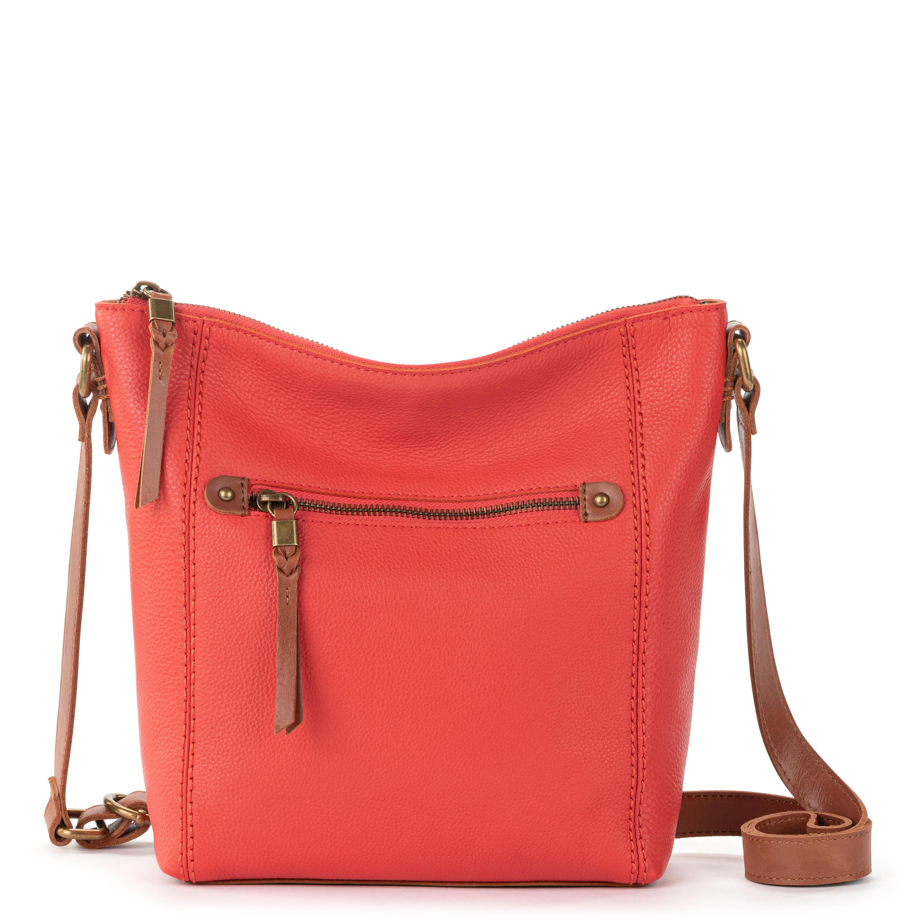 Ashland Genuine Leather Crossbody Bag in Cayenne - Stylish & Durable for Work, Travel & Everyday Use