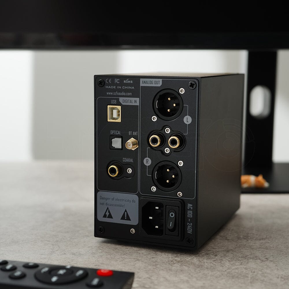 FX AUDIO DS07 ES9068AS DAC Bluetooth 5.1 Balanced Full Decoder - HiFi Audio Decoder with Premium Sound Quality for Home Theater, Studio & Audiophile Listening