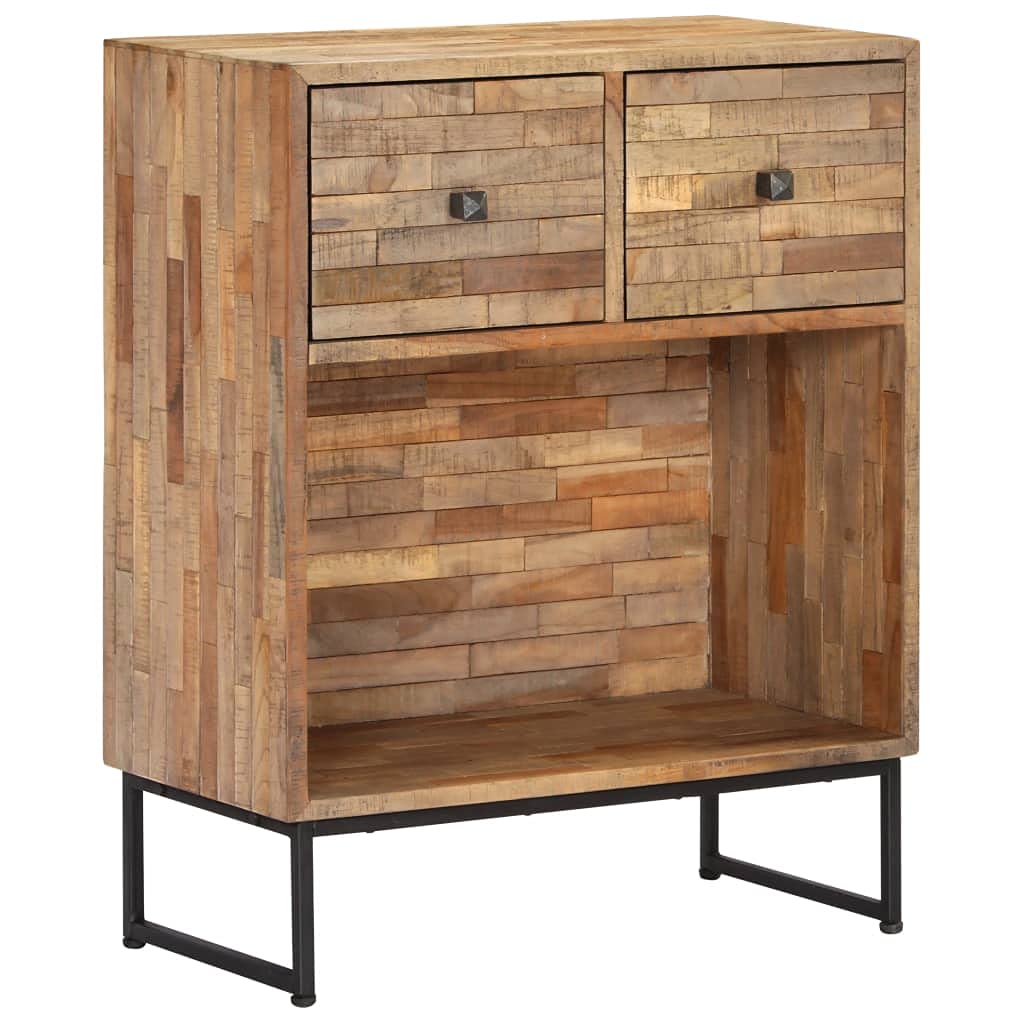 Reclaimed Teak Wood Dresser for Bedroom - 23.6