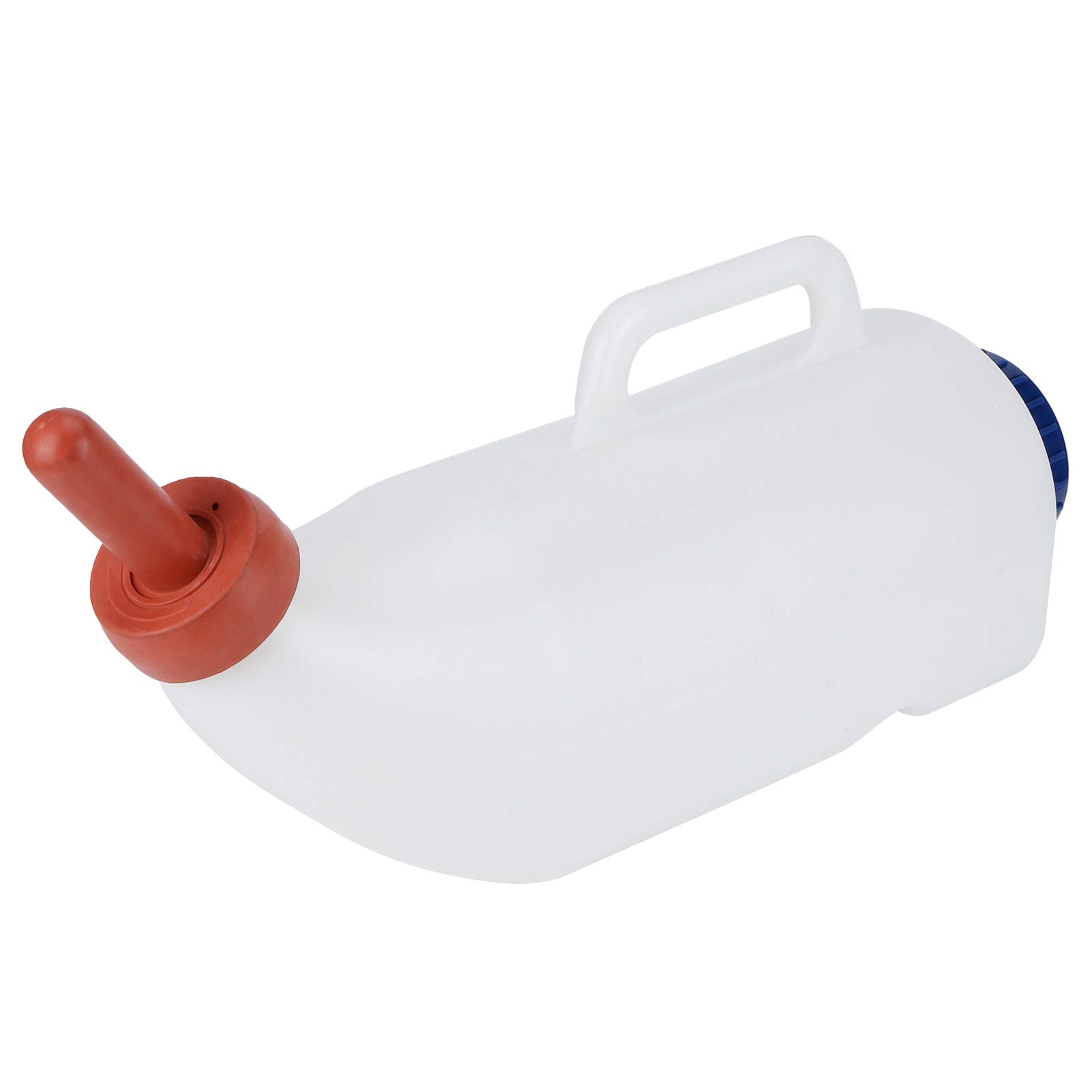4L Plastic & Rubber Calf Milk Bottle - Detachable Farm Milk Feeder for Calves | Durable Cattle Feeding Container | Ideal for Newborn Calf Nutrition & Farm Use