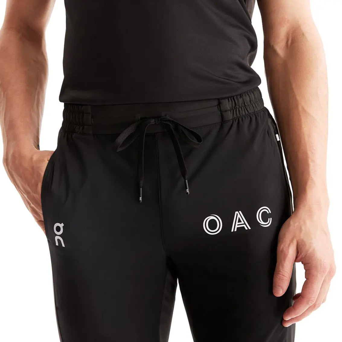 Men's On Running OAC Performance Running Pants - Black | Lightweight, Breathable & Quick-Dry for Jogging, Gym & Outdoor Workouts