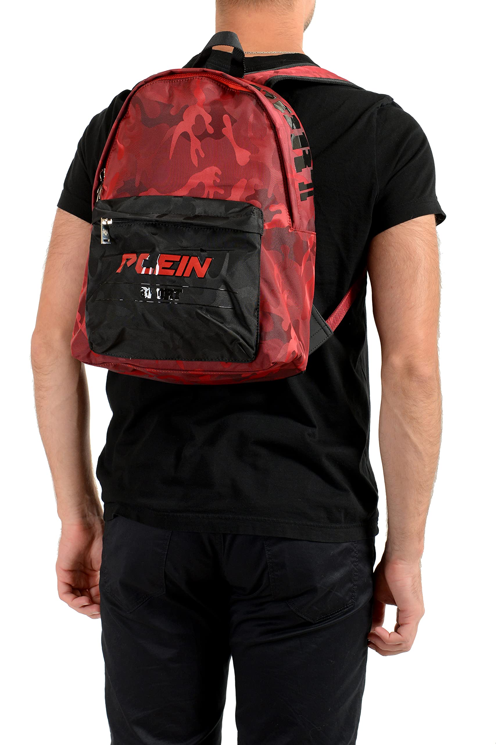 Unisex Military Print Red Eastpak Backpack - Durable & Stylish School, Travel & Hiking Daypack for Men & Women