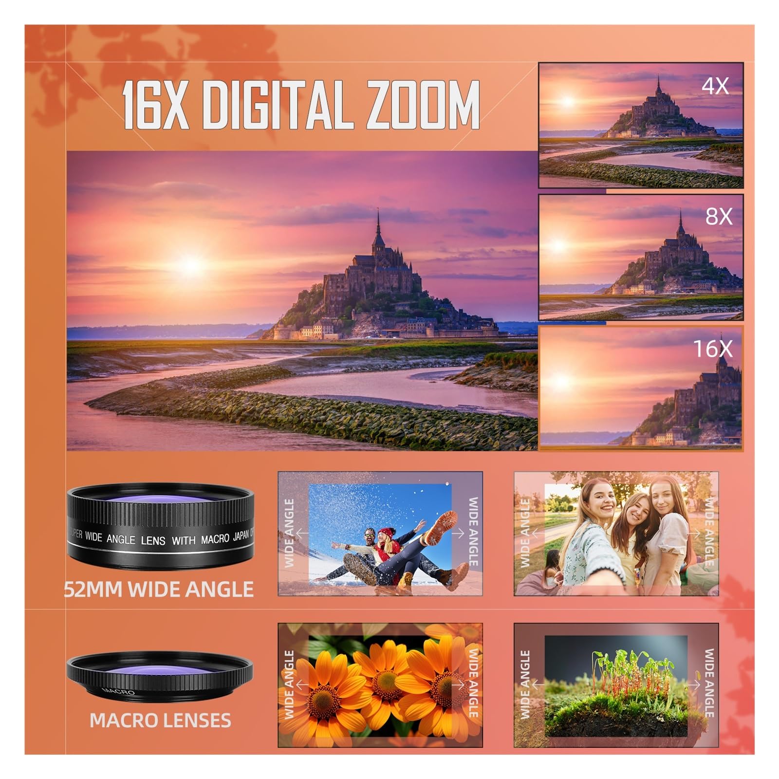 4K 48MP Digital Video Camera with 180° Flip Screen & 16X Zoom - Perfect for Vlogging, YouTube, Travel & Family Photography (Includes 32GB SD Card)