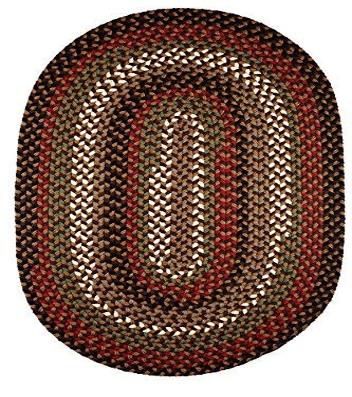 Rhody Rug Middletown Slice Rug - Soft Brown Fudge Area Rug for Living Room, Bedroom & Home Decor | Non-Slip & Durable