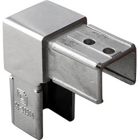 Summit Nanorail 25x21mm Vertical Joiner - Aluminum Alloy Cabinet Connector for Kitchen & Bathroom Organization - Perfect for DIY Shelving & Storage Solutions