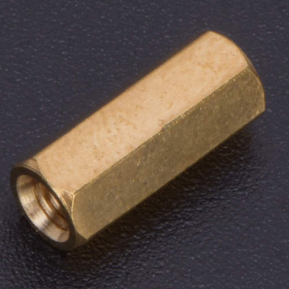 High-Quality Brass Standoffs M3x12 (100pcs) - Wear-Resistant Motherboard Spacers for PCB Boards & Electrical Equipment | Perfect for Computer Assembly, Server Racks & DIY Electronics Projects