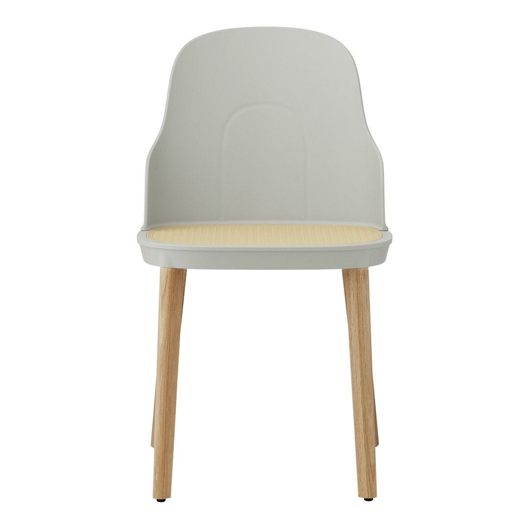 Allez Modern Dining Chair with Wicker Seat - Comfortable Rattan Accent Chair for Kitchen, Dining Room, or Patio - Perfect for Indoor and Outdoor Use
